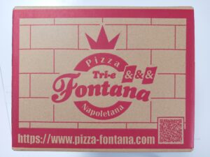 フォンタナピザの箱