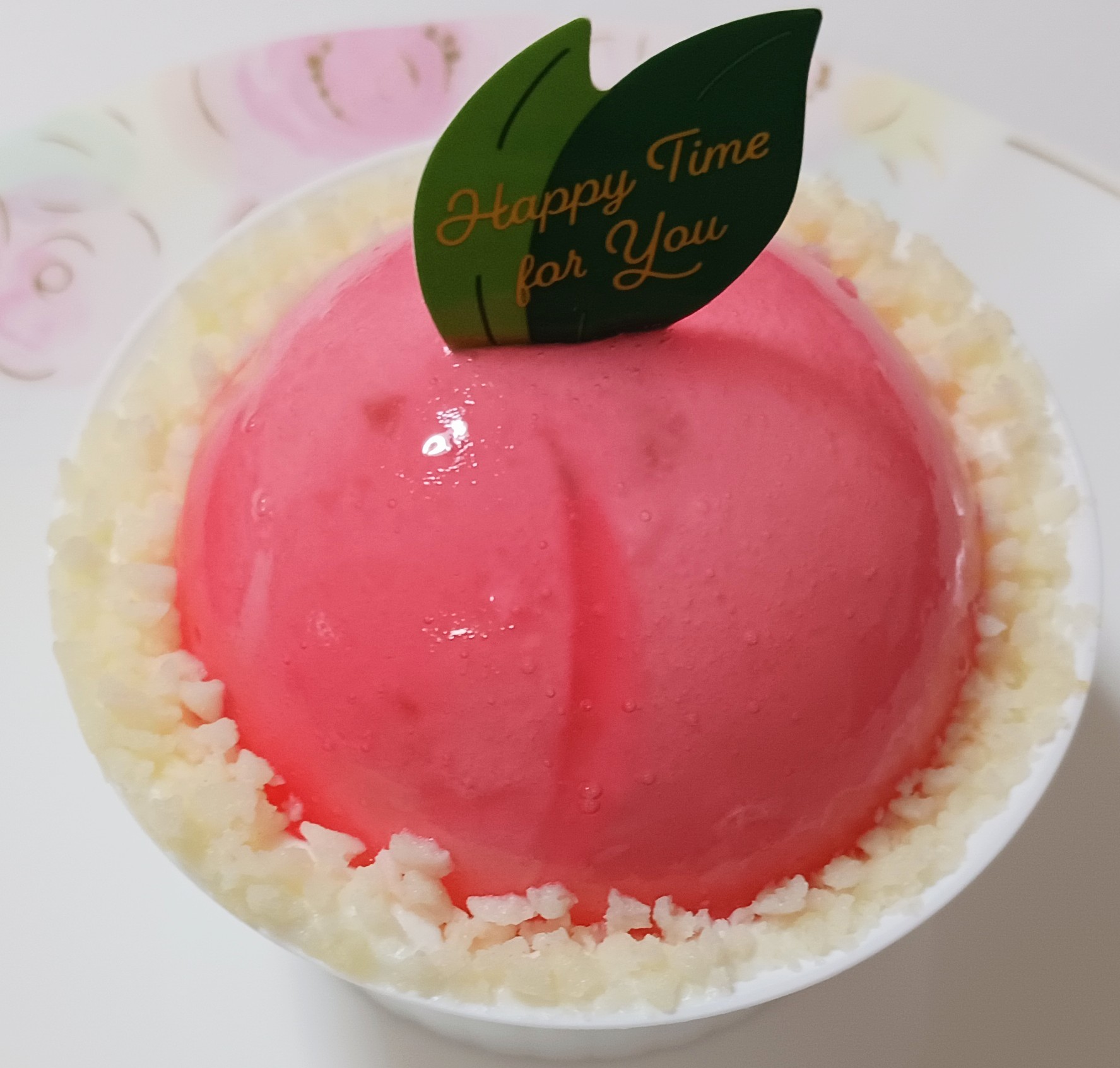 まんまる白桃ケーキ 口コミ