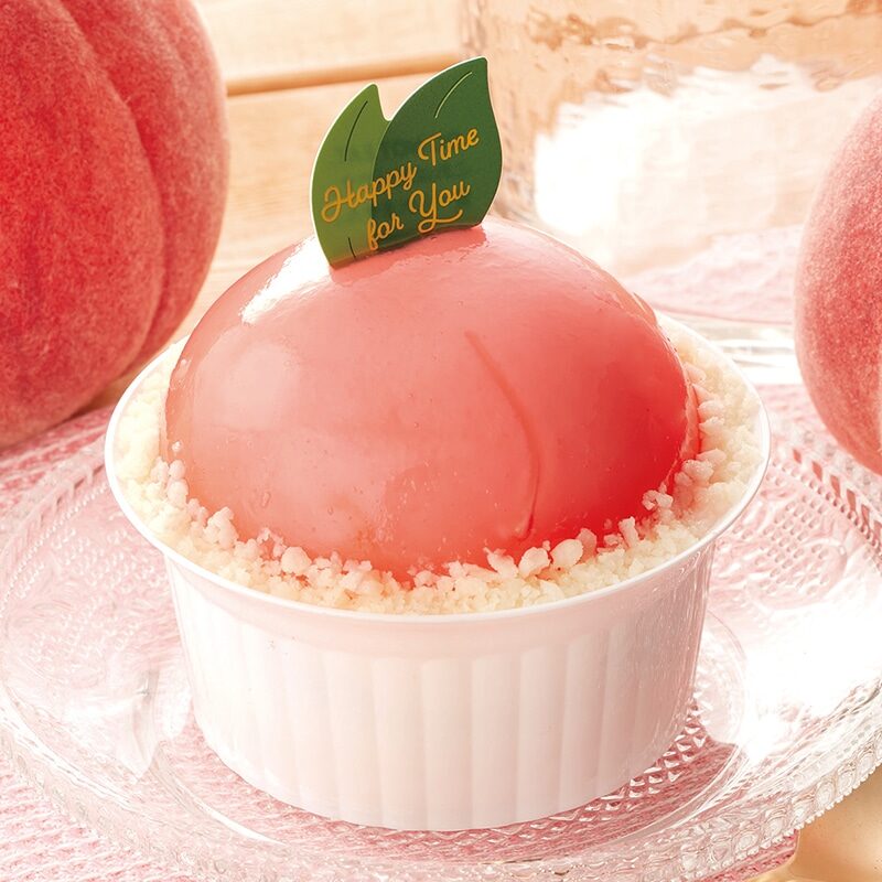 シャトレーゼ まんまる白桃のケーキ レビュー