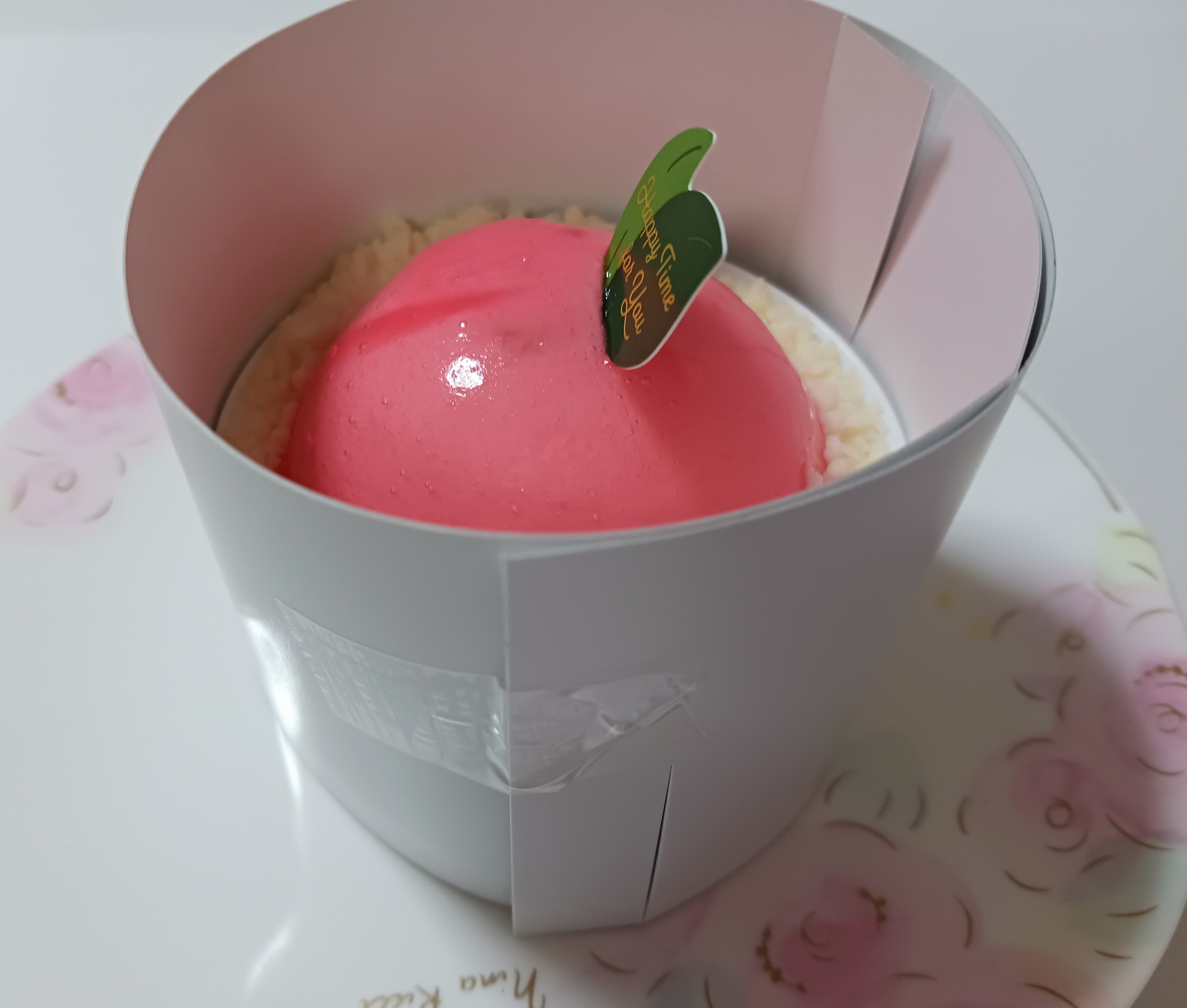 まんまる白桃ケーキ レビュー