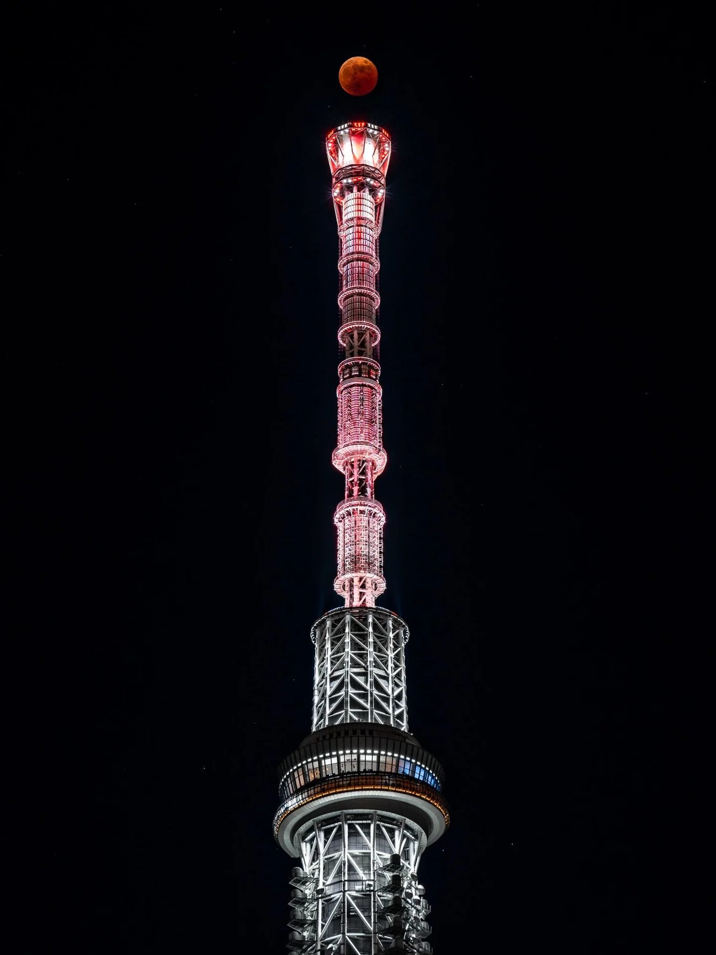 2022年皆既月食　写真　引用