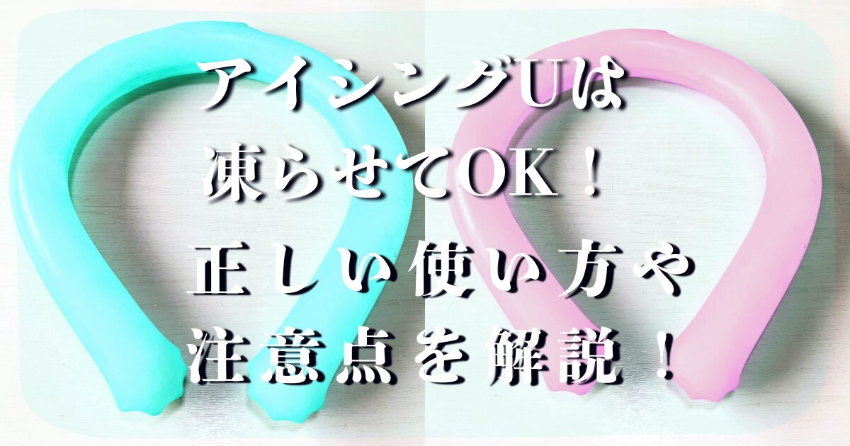 アイシングU 凍らせる